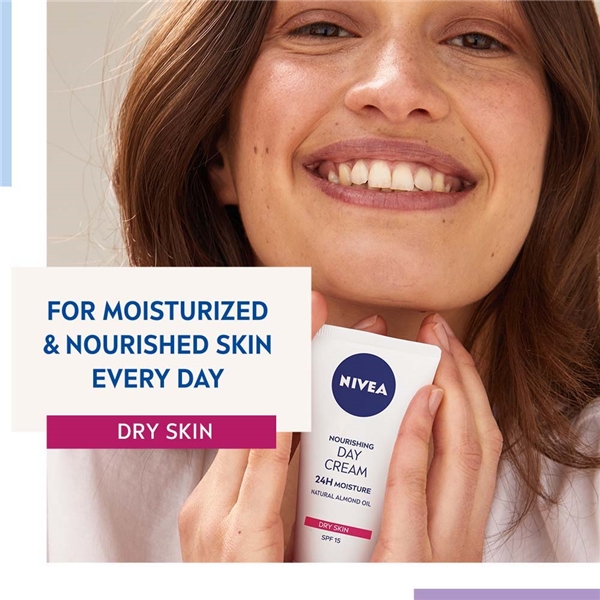 Nivea Nourishing Day Cream SPF15 - Dry Skin (Bilde 2 av 5)