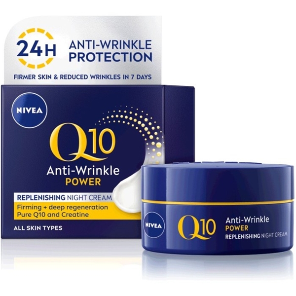 Nivea Q10 Anti Wrinkle Power Night Cream (Bilde 1 av 6)