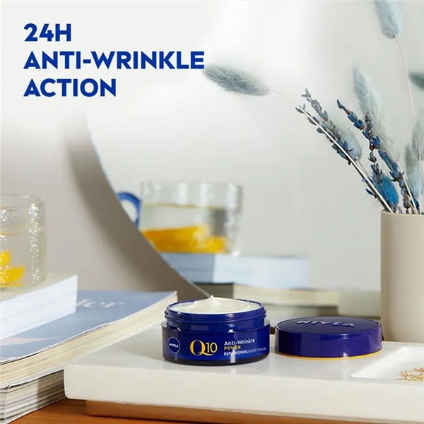 Nivea Q10 Anti Wrinkle Power Night Cream (Bilde 3 av 6)