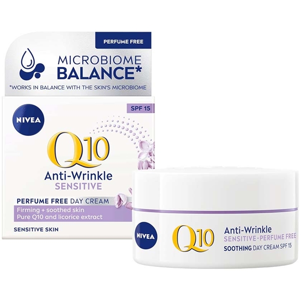 Nivea Q10 Anti Wrinkle Sensitive Day SPF15 (Bilde 1 av 6)