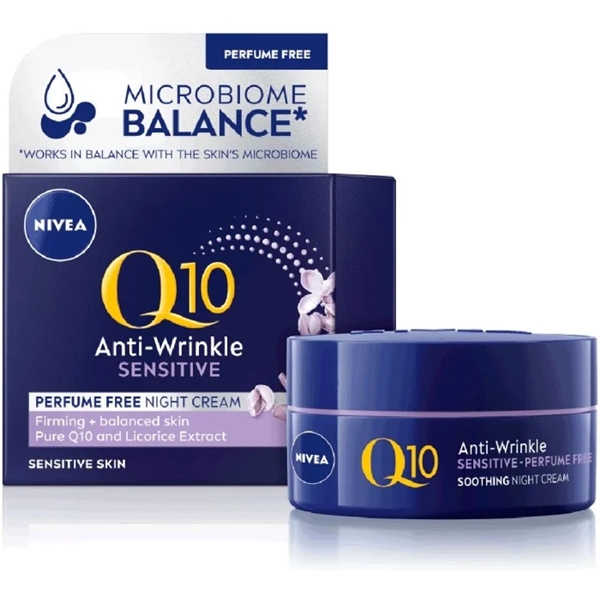 Nivea Q10 Anti Wrinkle Sensitive Night Cream (Bilde 1 av 5)