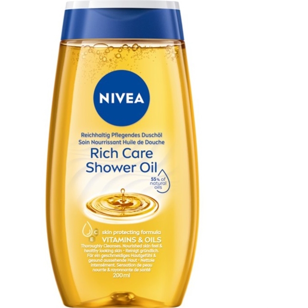 Nivea Rich Care Shower Oil (Bilde 1 av 6)