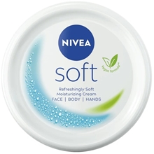 Nivea Soft Moisturizing Cream - Face Body Hand