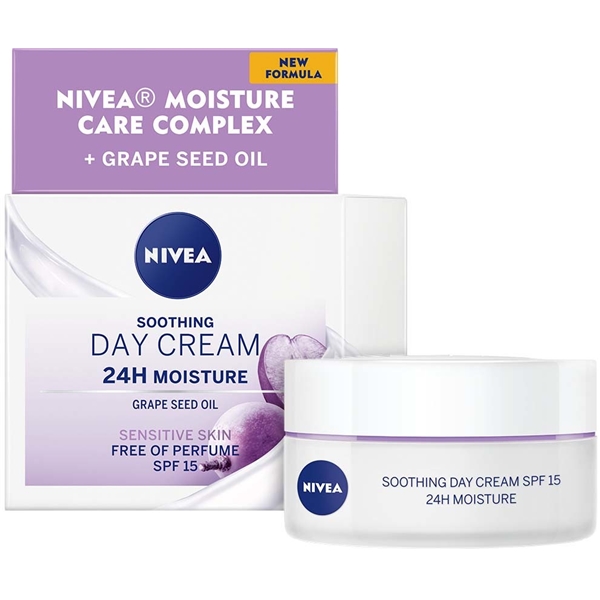 Nivea Soothing Day Cream - Sensitive Skin (Bilde 1 av 6)