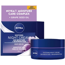 Nivea Soothing Night Cream - Sensitive Skin