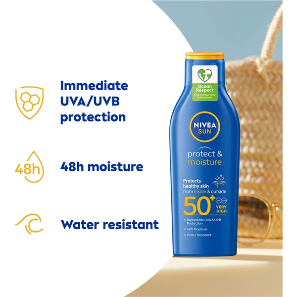 Nivea Sun Protect & Moisture Lotion SPF50+ (Bilde 3 av 6)