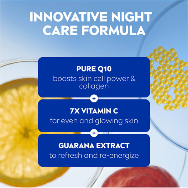 Nivea Q10 Energy Recharging Night Cream (Bilde 4 av 7)