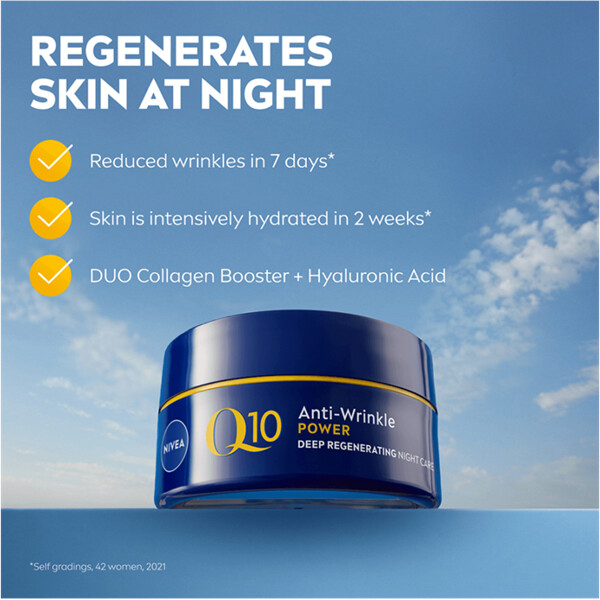 Nivea Q10 Power Replenishing Night Cream (Bilde 3 av 8)