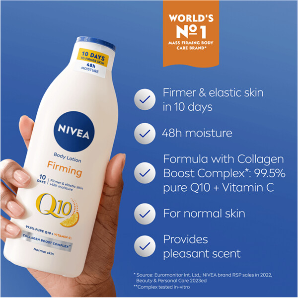 Nivea Q10 Vitamin C Firming Body Lotion (Bilde 7 av 7)