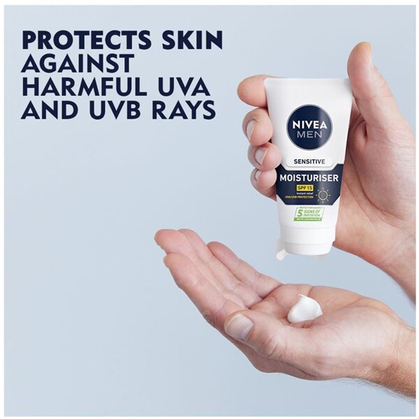 Nivea Men Sensitive Face Moisturiser SPF15 (Bilde 6 av 8)