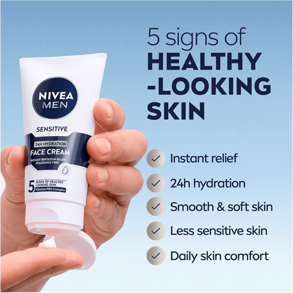 Nivea Men Sensitive Face Cream (Bilde 3 av 8)