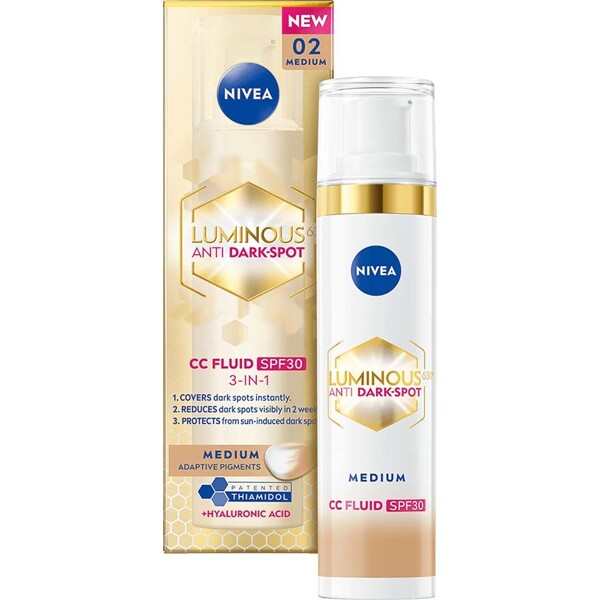 Nivea Luminous630 Anti Dark Spot CC Fluid (Bilde 1 av 3)