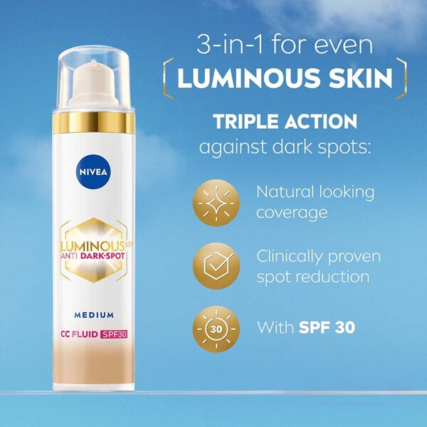 Nivea Luminous630 Anti Dark Spot CC Fluid (Bilde 2 av 3)