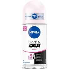 Nivea Black & White Clear Roll On Deo