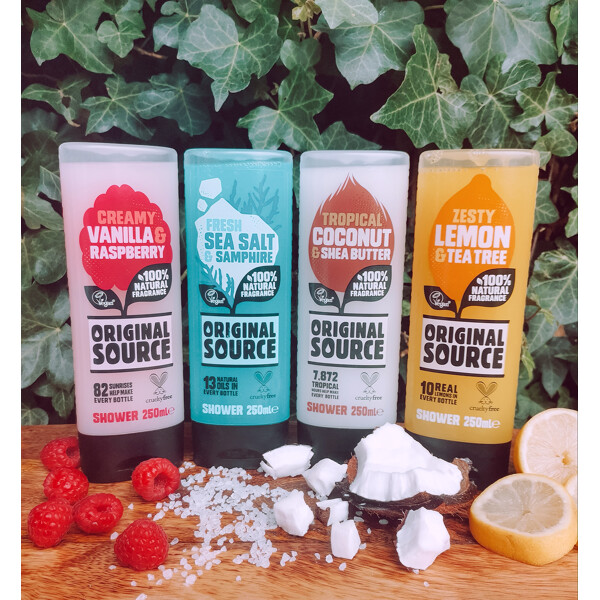 Original Source Vanilla & Raspberry Shower (Bilde 3 av 3)