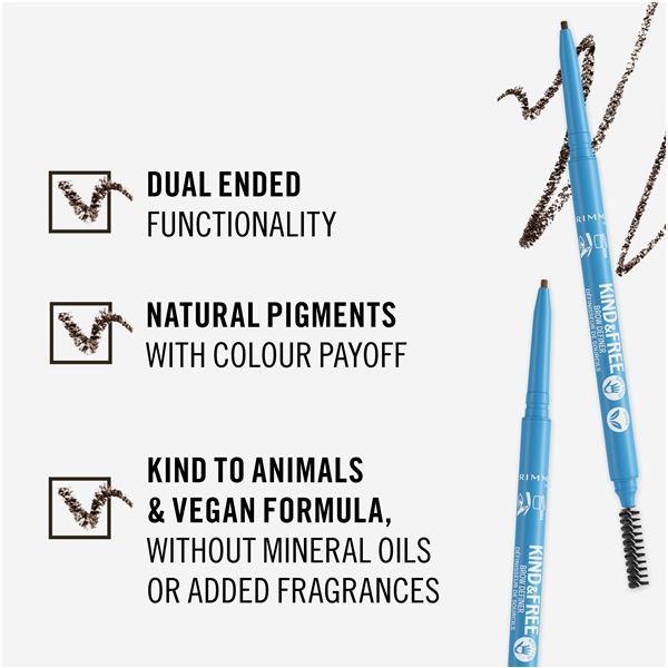 Rimmel Kind & Free Eyebrow Pencil (Bilde 7 av 8)