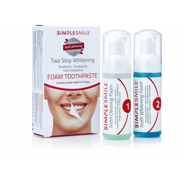 SimpleSmile Dual Foam Whitening Toothpaste (Bilde 1 av 3)