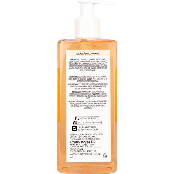 Sunday Rain Mango & Coconut Body Wash (Bilde 2 av 2)