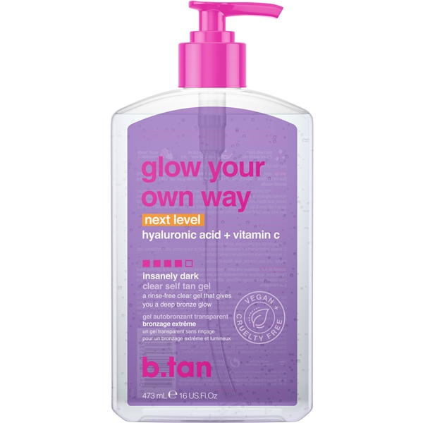 Glow Your Own Way Clear Self Tan Gel Next Level