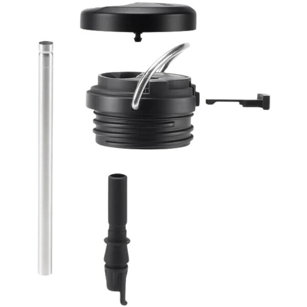 Klean Kanteen Twist Cap w/ Straw Kit Black (Bilde 3 av 3)