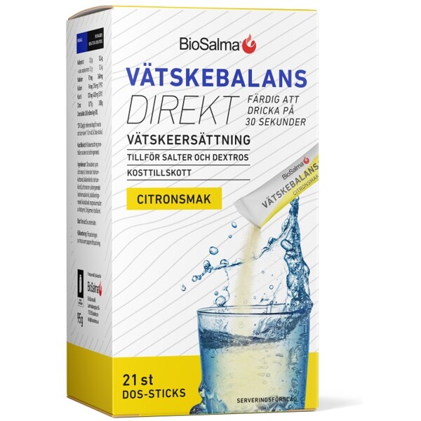 BioSalma Vätskebalans Direkt Citron