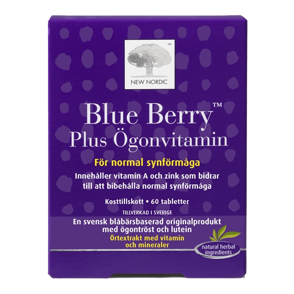 New Nordic Blue Berry Plus Ögonvitamin (Bilde 1 av 2)