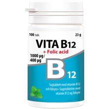 Vita B12 + Folsyra 1 mg/400 ug 100 tabletter