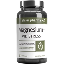 Elexir Pharma Magnesium+ Vid stress 90 kapsler