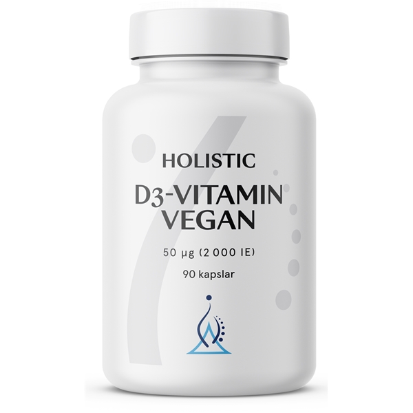 Holistic D3-vitamin vegan 2000IE (50 µg)