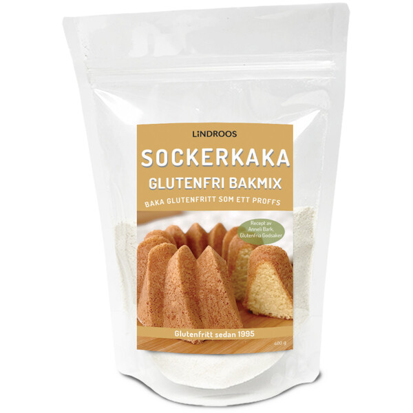 Lindroos Glutenfri Bakmix Sockerkaka