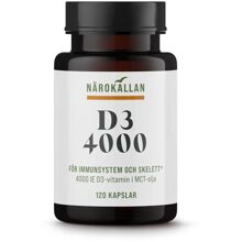 Närokällan D3 4000 IE 120 kapslar 120 kapsler