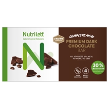 4 stk/pakke - Dark chocolate - Nutrilett Smart Meal Bar 4-pack