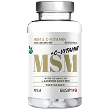 MSM + C-vitamin 120 tabletter