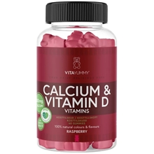 60 stk - VitaYummy Calcium & Vitamin D Raspberry