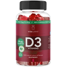 60 stk - VitaYummy D3-vitamin Raspberry