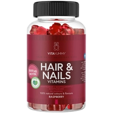 60 stk - VitaYummy Hair & Nails Raspberry