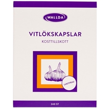 240 kapsler - Wallda Vitlökskapslar