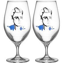 Ølglass All About You 2-pack 40 cl Celebrate Him