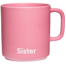 Sister / Pink - Design Letters Favoritkopp med håndtak