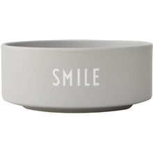 Grey - Design Letters Snack Bowl