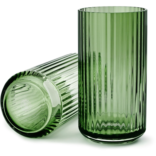 Lyngbyvasen Glass Copenhagen Green (Bilde 1 av 5)