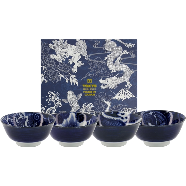 Mixed Bowls Japonism Gavesett 4-pack 500ml (Bilde 2 av 2)