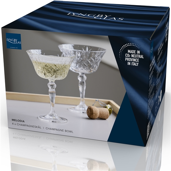 Melodia Champagneglass Krystall 26cl 4-pack (Bilde 5 av 5)