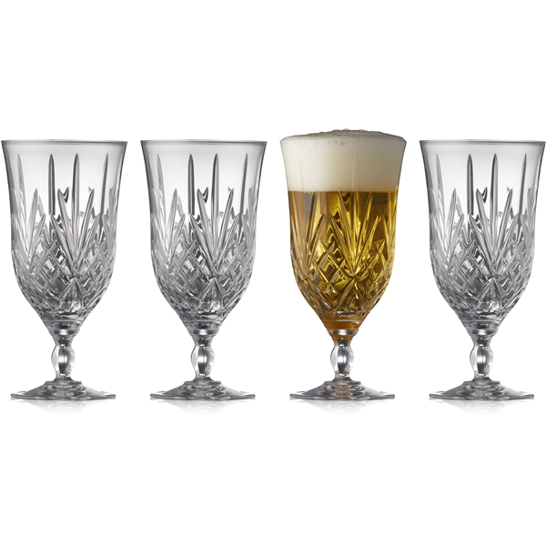 Melodia Ølglass Krystall 40 cl 4-pack (Bilde 1 av 7)