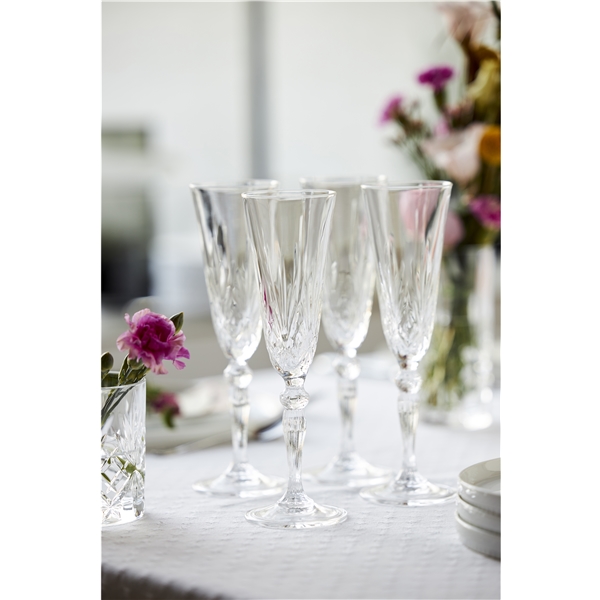 Melodia Champagneglass Krystall 16 cl 4-pakning (Bilde 4 av 5)