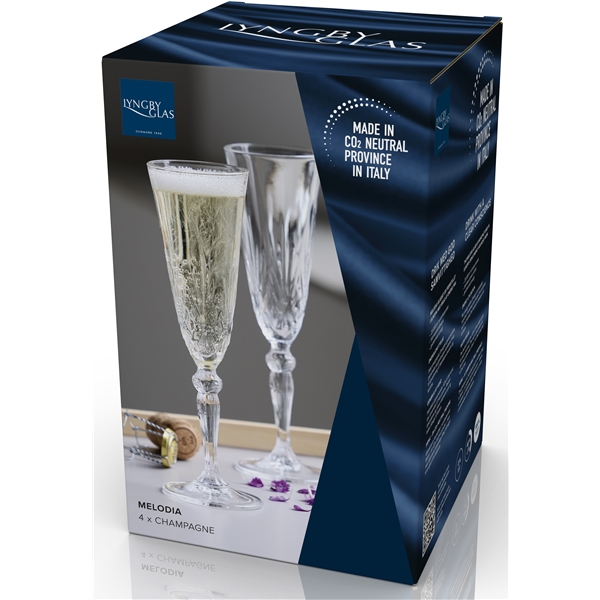 Melodia Champagneglass Krystall 16 cl 4-pakning (Bilde 5 av 5)