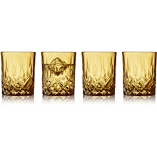 Amber - Sorrento Whiskyglass 32 cl 4-pakning