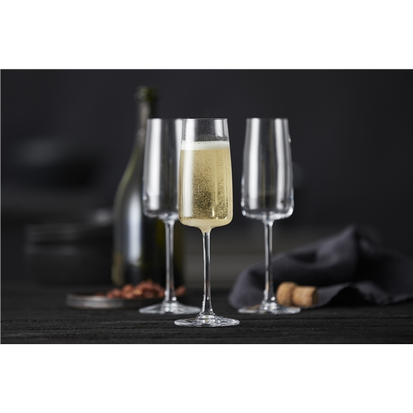 Zero Champagneglass Krystall 30 cl 4-pakning (Bilde 3 av 5)