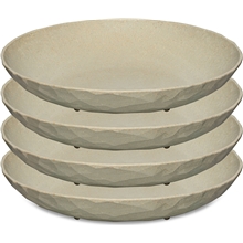 22 cm - Beige - Klubb Tallerken 4-pakning