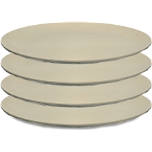 26 cm - Beige - Klubb Tallerken 4-pakning